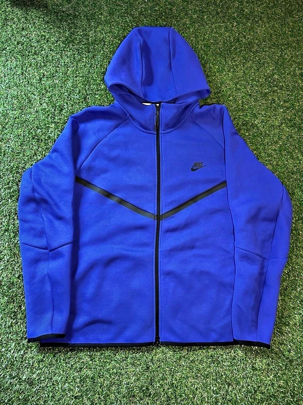 Nike Sportswear Tech Fleece Full-Zip Hoodie Blue XXL